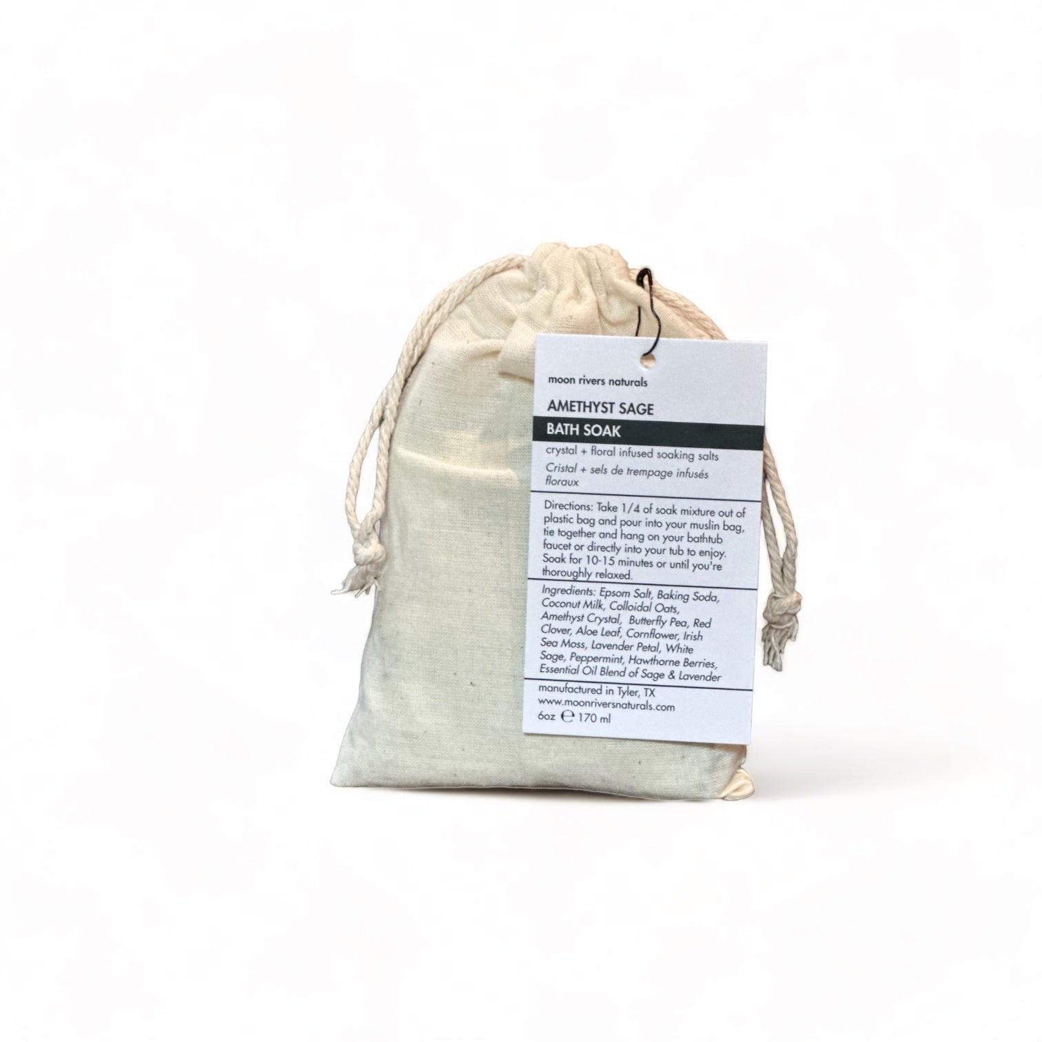Amethyst Sage Bath Soak Moon Rivers Naturals